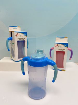 BPA 무료 비 누출 컵 두배는 9개 온스 sippy 컵을 취급합니다