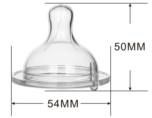 첫 번째 필수품 실리콘 아기 병  Nipples, 느린 흐름