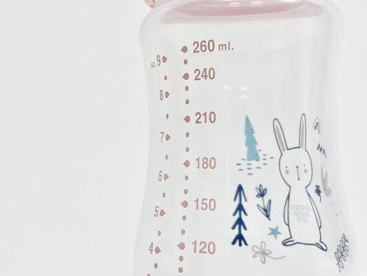 BPA 프리 플라스틱 신생아 젖병 (260ml 용량, 누수 방지 디자인)