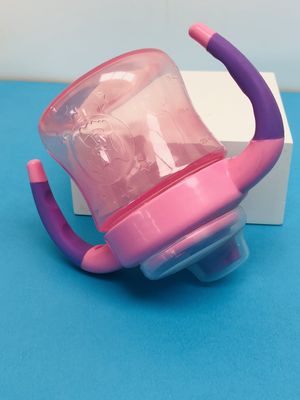 비 누출 두배는 6 달 6 온스 소녀 sippy 컵을 취급합니다