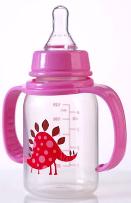 표준 4 온스 125 밀리람베르트 폴리프로필렌 아기 우유병 2는 취급됩니다